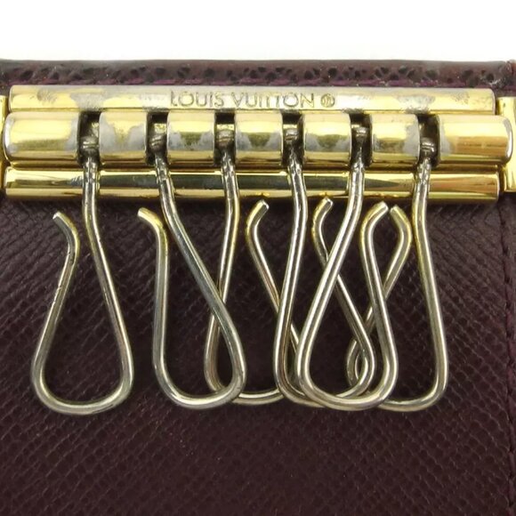 Louis Vuitton key holder taiga leather Authentic used F1613 - Picture 7 of 7